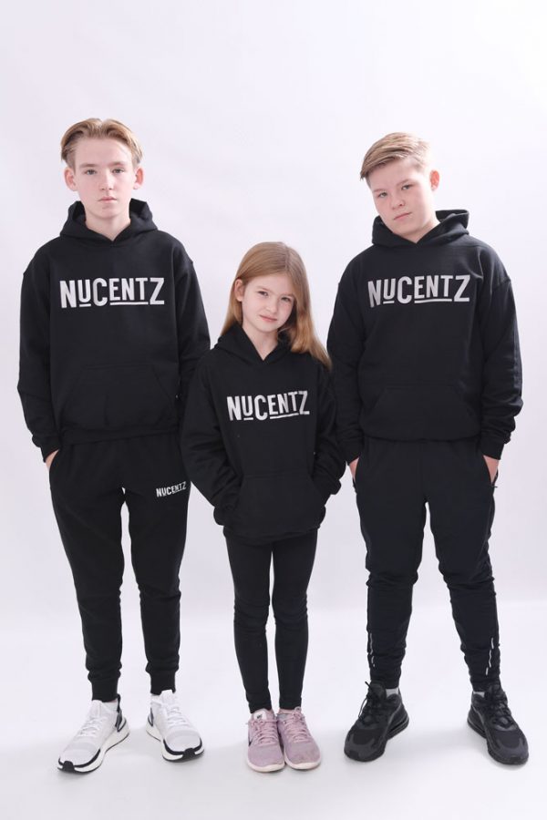 Nucentz Clothing Black Hoodies