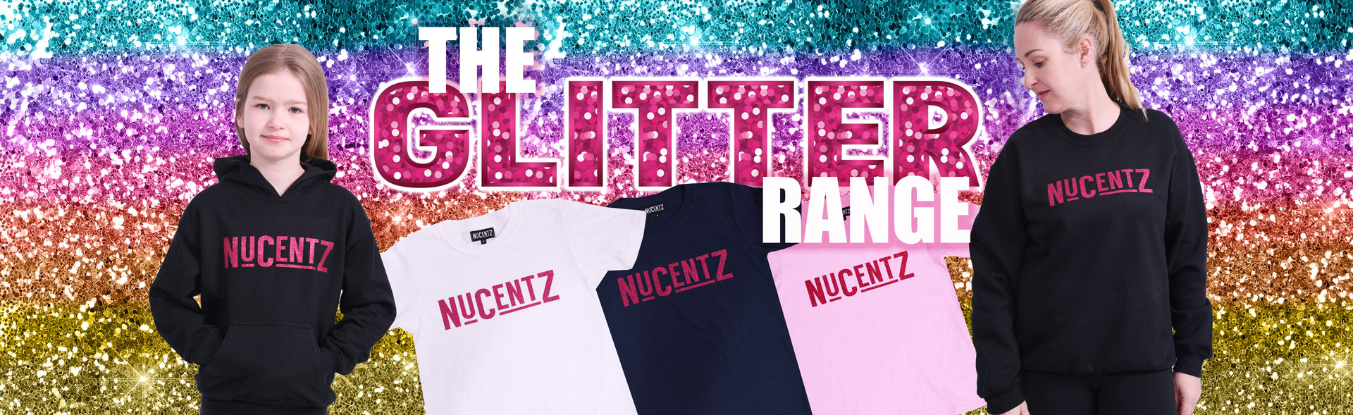 Nucentz Glitter Range